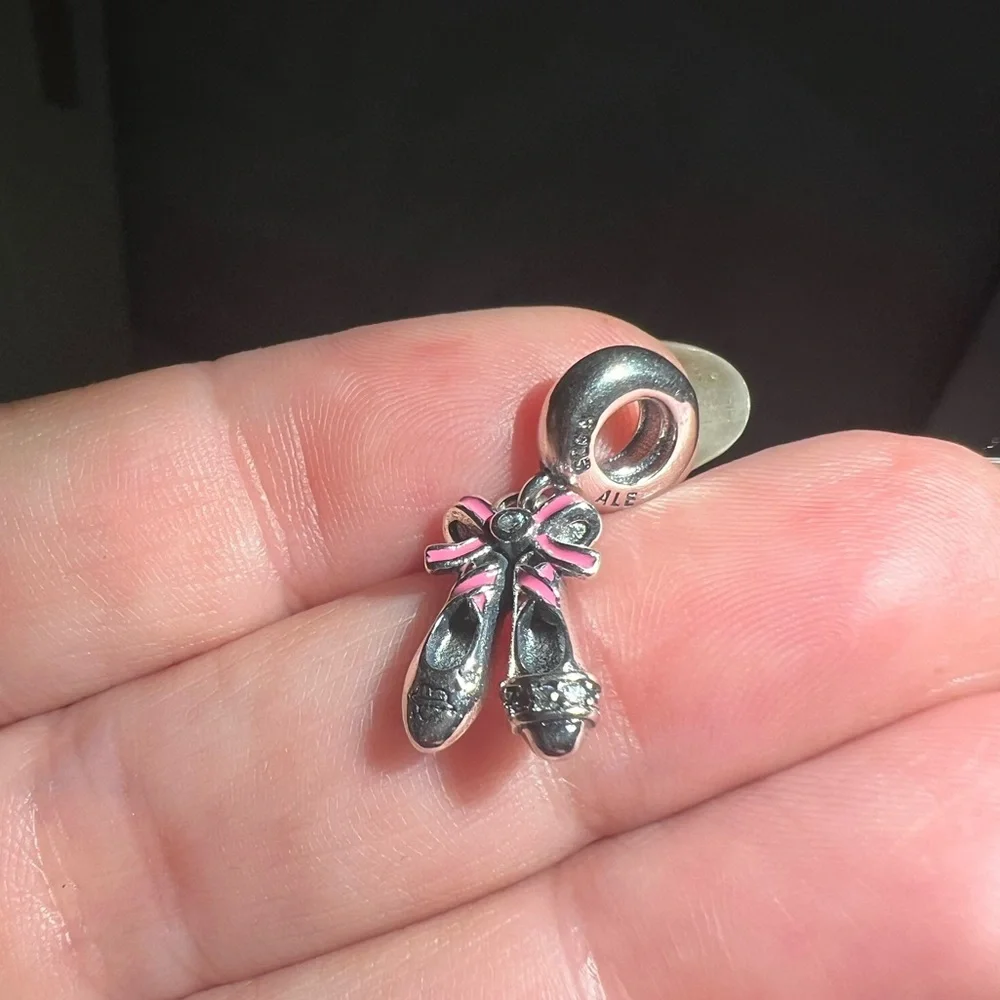 Ballet Slippers Dangle Charm